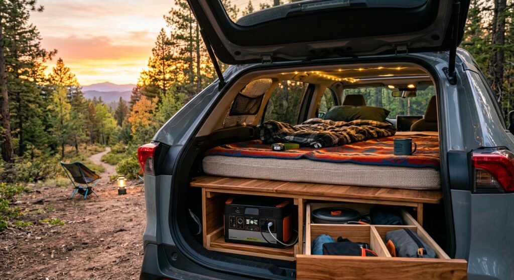 car camping power setup