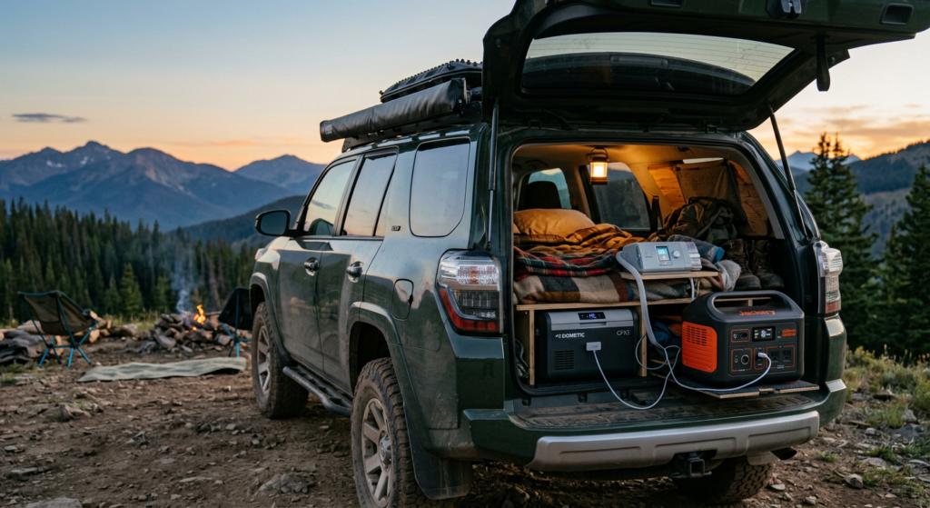 can a 1000Wh power station run a CPAP and a 12V fridge SUV camping setup