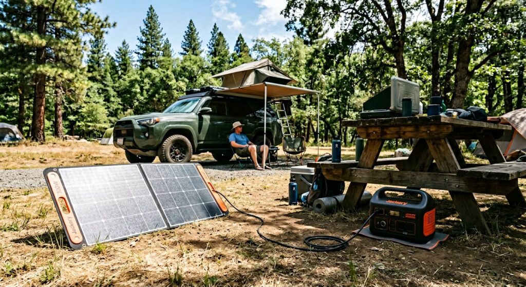 Portable Power Station in a Hot SUV