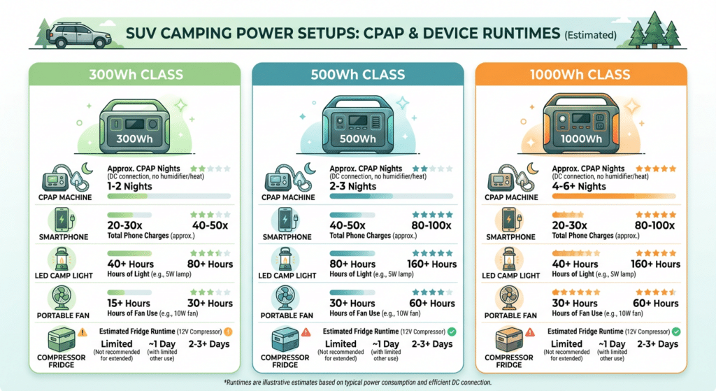7 Real Examples: How Many Wh Do You Need for a CPAP While Camping?